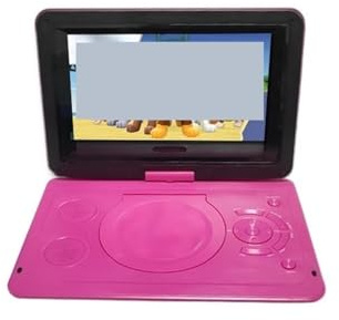 MKHQST Portable Dvd Player Lettore Video Portatile HD con Schermo Rotante Smart TV VCD Dvd SD Card USB con Batteria Ricaricabile