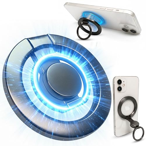 FlipSpin 2 in 1 Magnetic Phone Holder Stand & Fidget Spinner – Metal Grip Ring for iPhone/Android/Samsung/Xiaomi