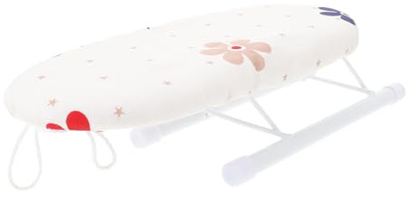 TOYANDONA Table à Repasser Compacte Housse Épaisse Résistante la Chaleur, Planche Mini pour Poignets et Cols, Accessoire Pratique Repassage à Domicile Déplacement