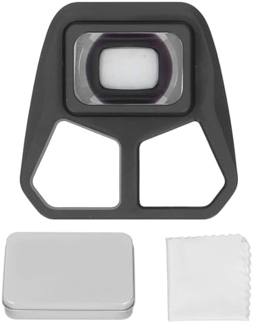 Toeponeer Vidvinkelobjektiv HD optiskt glasobjektiv Aluminiumlegering Ramobjektiv Tillbehör för 3 PRO Drone