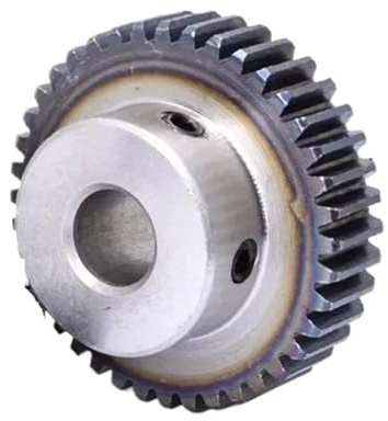 1 st modul 1 cylindrisk metallkugghjul mekanisk transmission Gear 6~25 mm stålhål 1 M 40 ~ 100 Motor Pinion Tand Konvex Gear (8 mm, 44 teeth)