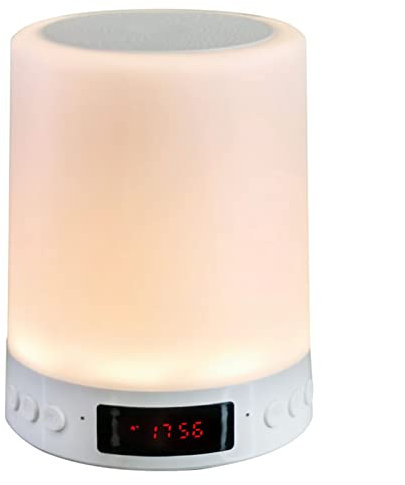 WYGC Luci Notte Altoparlante Bluetooth, RGB Colorato Altoparlanti Bluetooth Lampada Da Comodino Altoparlante Portatile Luce Decorazione Domestica Led Lampada Da Tavolo Luce Notte