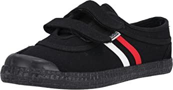 Kawasaki Unisex retro sko W/kardborreband sneakers, 1001 s svart enfärgad, 37 EU