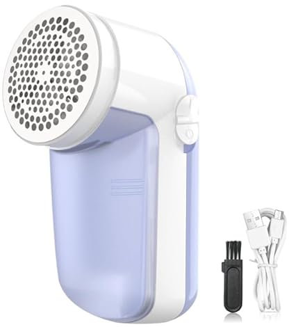 Rasoir Anti-Bouloche Électrique Rechargeable, USB Type-C, Protection – Idéal pour Pulls, Manteaux, Canapés, Tapis, Rideaux – Accessoires Inclus