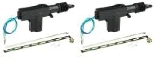 Zentralverriegelung Hinten Für Auto-Zentraltürverriegelung 2-Draht 12 V Universeller Elektrischer Fernbedienungs-Zentraltürverriegelungs-Komponenten-Antrieb Stellmotor Türschloss(2Piece)