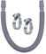 VARIOSAN Universal Drain Hose 11312, 60-200 cm, 3/4, incl. Hose Clamps, for Washing Machine and Dishwasher …