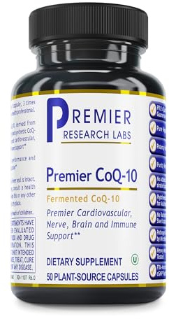 Quantum Nutrition Labs CoQ-10 Qultured - Coenzyme Q10, Co Q 10 Supplement, 100mg Capsules for Heart Health, Nerve, and Immune Support, Ubiquinol Co Enzyme Q-10 with Red Algae - 50 Vegetarian Capsules