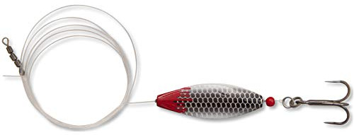 Magic Trout Blinker WIEGEND Bloody INLINER 4G - 4, per Unit, White/Black, 1