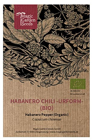 Peperoncino Habanero (Capsicum chinense) biologico - circa 10 semi