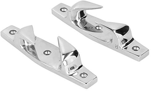 Bitte di ancoraggio per barche, Bitta per barca 2 pezzi Bitte per banc 152 mm / 6 pollici sinistra e destra Passacavo cavo in acciaio inossidabile 316 per yacht per barche marine