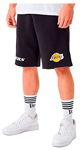 New Era Los Angeles Lakers Nba Wordmark Sweat Shorts S