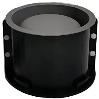 Tongdejing Silikon-Pflanzgefäßform, runde Beton-Blumentopf-Silikonform, DIY-Töpfe, Zementformen für Pflanzgefäß, Pflanzen, Betonformen, Topfform, Heimdekoration, Gartendekorationen (grauschwarz)