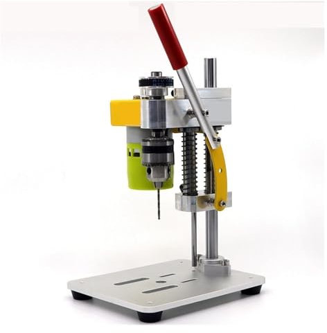 VCHICS Tischbohrmaschine, Mini-Bohrmaschine, Präzisions-Tischbohrmaschine, Tragbare Tischbohrmaschine, CNC 795-Motor, B10-Spannfutter, Metall, Holz, DIY-Handwerkswerkzeug Kompakt und hochpräzise