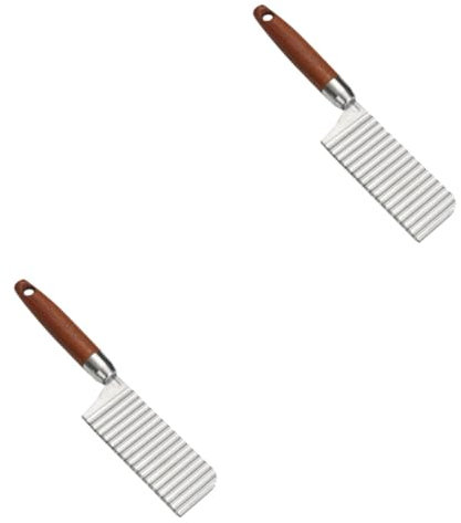 MAGICLULU 2stücke Potato Wellenmesser Für Kartoffeln Und Schneiden Von Pommes Frites Und Einfach Zu Reinigen Und Zeitsparend Küchenwerkzeug Für Kreative Kochideen