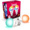 innr Zigbee E27 Smart Lampe, funktioniert mit Alexa und Hue* (Bridge erforderlich), White & Color, 16 Millionen Farben, Glühbirne E27 Dimmbar, Smart Home Lampe, 2-Pack