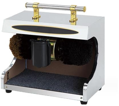 HACSYP Pulisci Scarpe Elettrico - Lucidatrice for Piccole Scarpe a induzione Automatica, lucidatrice for Scarpe for Uso Domestico, Facile da Pulire, a Basso Rumore,