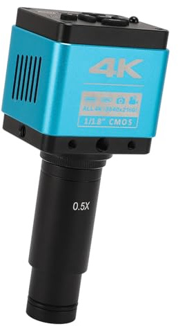 Caméra de Microscope 4K 8,3 MP avec Oculaire électronique pour Microscope Biologique Adaptateur D'objectif à Monture de Type C pour 23,2 Mm à 30 Mm et 30,5 Mm (Prise UE)