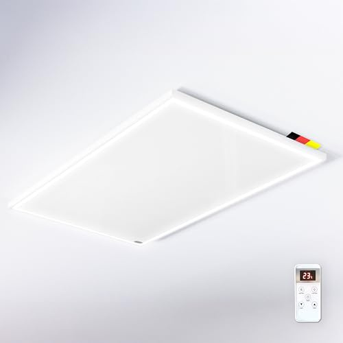 Könighaus Calefactor Infrarrojo LED de Techo - 800 vatios - Iluminación LED ✓ 5 años de garantía ✓ Doble protección ✓ Mando a distancia ✓ Luminosidad regulable: frío, neutro, cálido