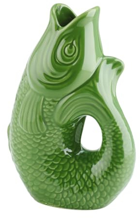 Gift Company Monsieur Carafon Vase/Karaffe Fisch L Green Bay 2,7l
