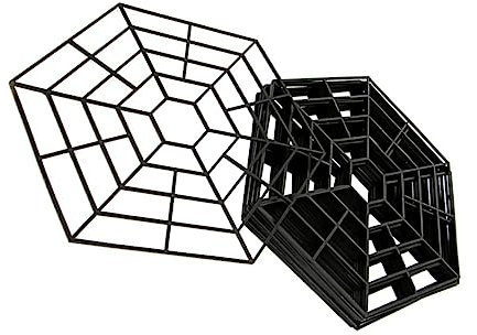 VICASKY Red de protección para estanques, 20 unidades, plástico resistente, protege a los peces en el estanque del jardín, aves rapaces y gatos, para uso en exteriores