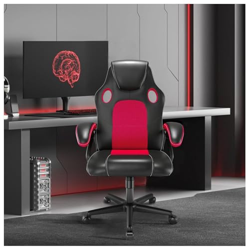 HTI living Bürostuhl ECO Daytona Rot Gaming Stuhl Drehstuhl Schreibtischstuhl