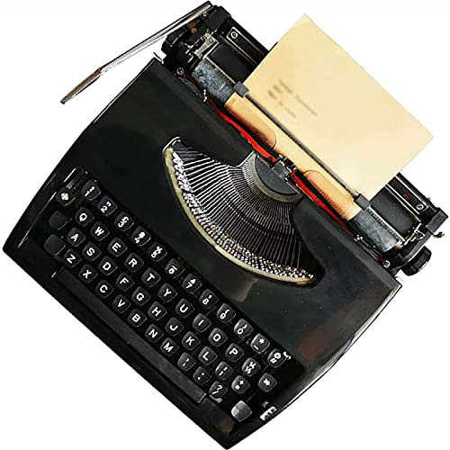 LXJBBD Manuelle Schreibmaschine – Retro Vintage Mechanische Schreibmaschine für Home Office Study Desk – Tragbares Schreibwerkzeug für Schreiber