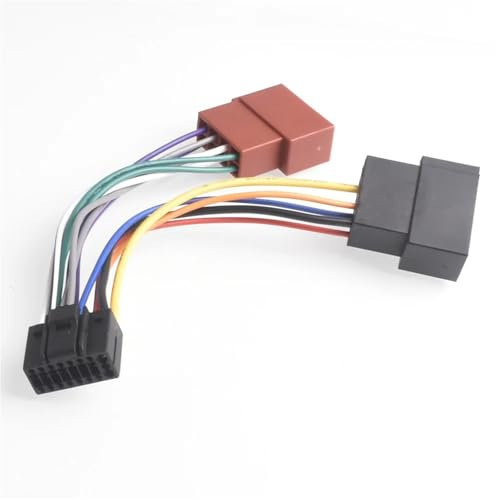 cablaggio dell'autoradio Cablaggio radio stereo for auto a 16 pin ISO, for KENWOOD, connettore adattatore for cablaggio radio a ISO Radio Play