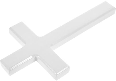 Cabilock Croix Murale En Bois Massif 8.27X4.49X0.59 Pouces DéCoration ChréTienne Suspendue Pour Salon Chambre Et Bureau Ornement Religieux Compact Et Lisse