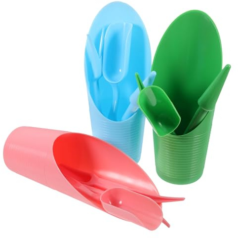 VILLCASE Attrezzi da Giardinaggio Ergonomici per Piante Grasse Paletta Multiuso in Resistente per Trapianto e Lavoro con Terreno Accessori Compatti e Leggeri per Giardino e Vasi