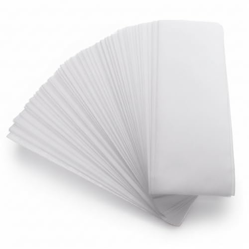 100 Pcs Large Non-Woven Wax Strips for Any Type of Depilation on Leg, Chest, Back, Intimate Area and Face Waxing Strips,Wax Paper Gentle & Effective (20CM*7CM)
