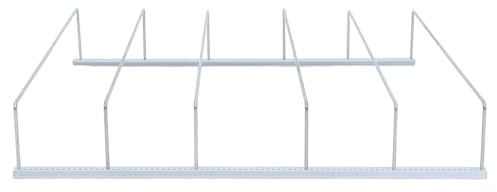 HOLIDYOYO Soporte para Botellas y Latas de Refrigerador 40X40 CM Estante Organizador para Bebidas Ranuras Antiderrames Almacenamiento para Congelador y Nevera Uso Comercial y Doméstico