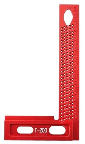 Wodsty T-160/T-200 - Medidor de trazado de aleación de aluminio, regla de línea de carpintería y herramienta de medición tachada para máquinas herramientas CNC de precisión
