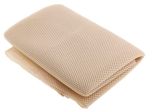 Tela de Rejilla para Altavoz, Tela Gille de Malla 55 x 19.7 (1.4m x 0.5m) - Beige, Protección y Decoración