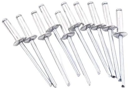 Remaches ciegos de aluminio M4 × 13 mm 50 piezas for fijación de puertas y ventanas(100Pcs)