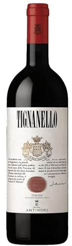 Antinori Tignanello Toscana IGT 2023 | Vino Rosso Marchesi Antinori Toscana | Mezza Bottiglia da 375ml (1 Bottiglia)