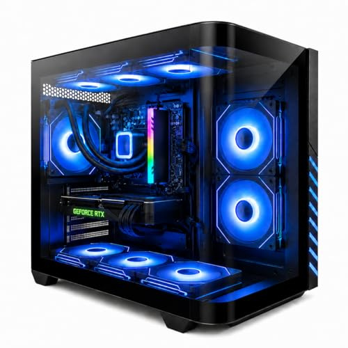 Gaming PC Desktop Liquid Cooled Ryzen 7 8700F RTX 4060 Ti 16GB DDR5 RAM