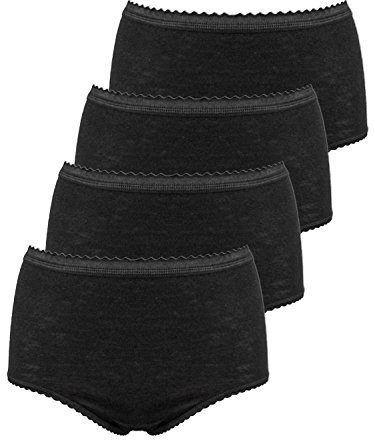 Sangora - Lot de 4 Culottes thermiques 7960741 - Femme Noir L