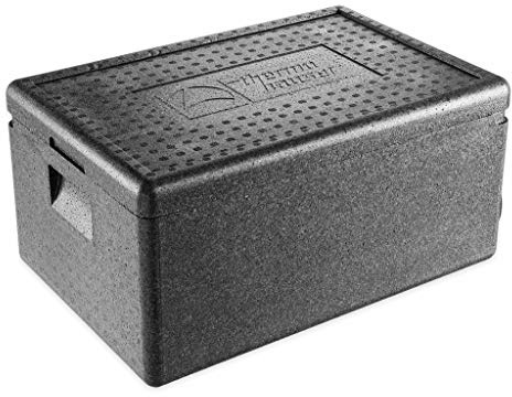 thermohauser EPP-Thermobox, Inlay GN 1/1, schwarz, mit herausnehmbaren Innenbehälter (PE), 48,5 L