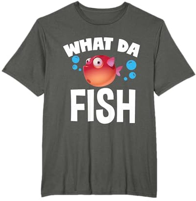 Lustiges Angler What The Fish Fischen Angel Set Geschenk T-Shirt