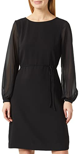 French Connection Abito Addinalla con Maniche a Palloncino Vestito Casual, Nero, 42 Donna