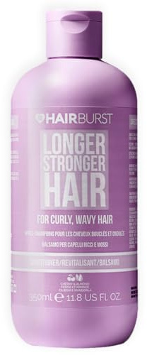 HAIR BURST Conditioner für Locken & Wellen - Sulfatfrei - 350ml | Lockenverstärkender Conditioner mit Aminosäuren, Mandelextrakt & Kirschöl - Frizz-Kontrolle & Feuchtigkeit, parabenfrei