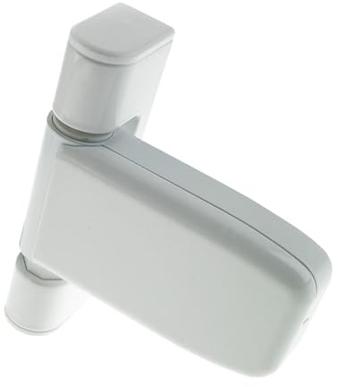 UPVCSTORE Paddock NEON 3D UPVC Door Flag Hinge for UPVC Doors White Finish