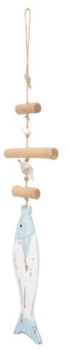 Zerodeko Dekorativer Fisch Wandornament Hängendes Rustikales Retro Wanddekor Fischdekor Zartes Wandornament Aus Holz Für Wohnzimmer Schlafzimmer