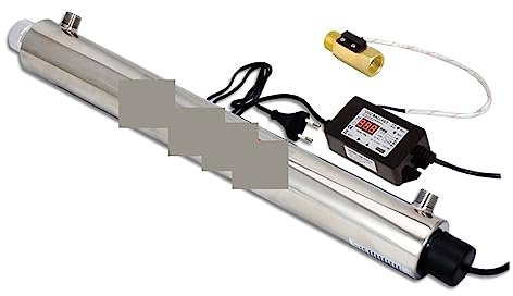 OUTFYT SystèMe De Filtre à Eau sous L'éVier, Filtre à Eau 6GPM Ultr Aviolet SEV-5565FS avec Interrupteur de débit for purificateur d'eau Domestique SystèMe De Filtre à Eau sous L'éVier,