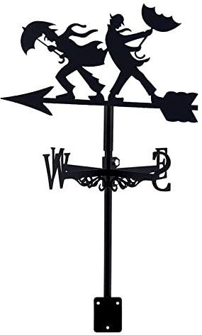 Generic Girouette, Girouette Géante Originale Girouette Girouette En Métal Avec Décoration Coupe - Vent En Fonte, Décoration de Girouette de Jardin Sur Le Toit