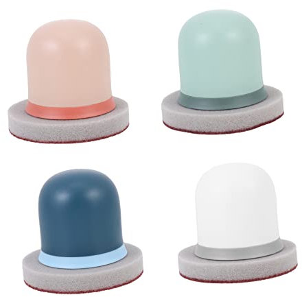Vaguelly Esponjas De Esmeril 4pcs para Cocina y Lavavajillas Lavandería Limpieza Estropajos No Rayan