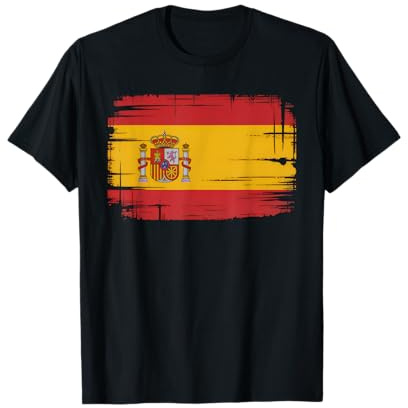 Bandera de España – Estilo Vintage para Hombre, Mujer y Niño Camiseta