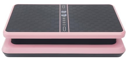 Vibrationsplatte 200W Rüttelplatte Übungsmaschine mit Widerstandsbänder and Fernbedienung 1-99 Geschwindigkeitsstufen & 15 Min Timer, für Heims und Fitnessstudios