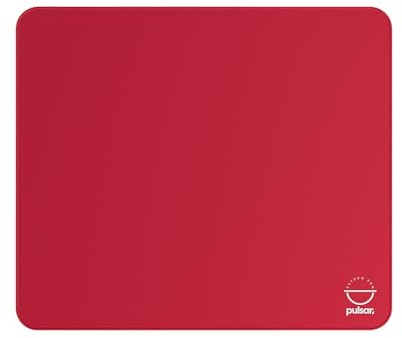 Pulsar Gaming Gears Esports Saturn Pro Gaming Mousepad – Slow Control Surface for Precise Aim & Stable Tracking (X-Large, Soft, Radiant Ruby)