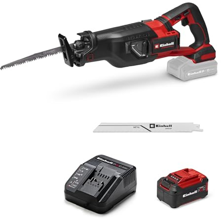 Einhell Professional Akku-Universalsäge TP-AP 18/32 Li BL PXC (18 V, Brushless, 32 mm Hubhöhe, 300 mm Schnitttiefe in Holz, inkl. 2x Sägeblatt, 5,2 Ah Akku)